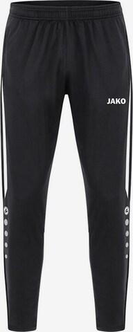 JAKO Regular Workout Pants in Black: front