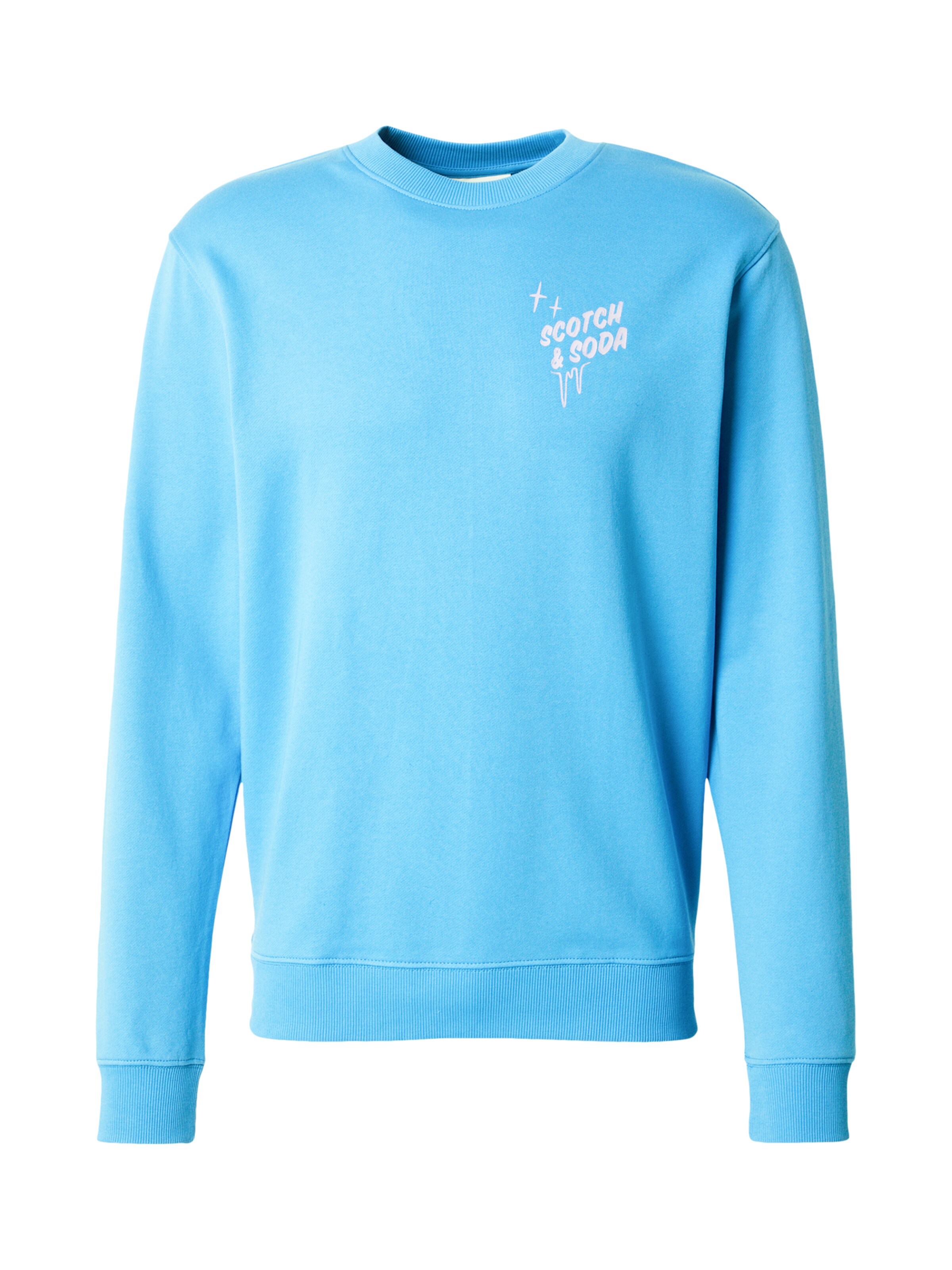 SCOTCH & SODA Mikina - Modrá: predná strana