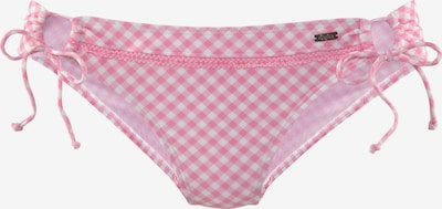 Slip costum de baie BUFFALO pe roz / alb, Vizualizare produs