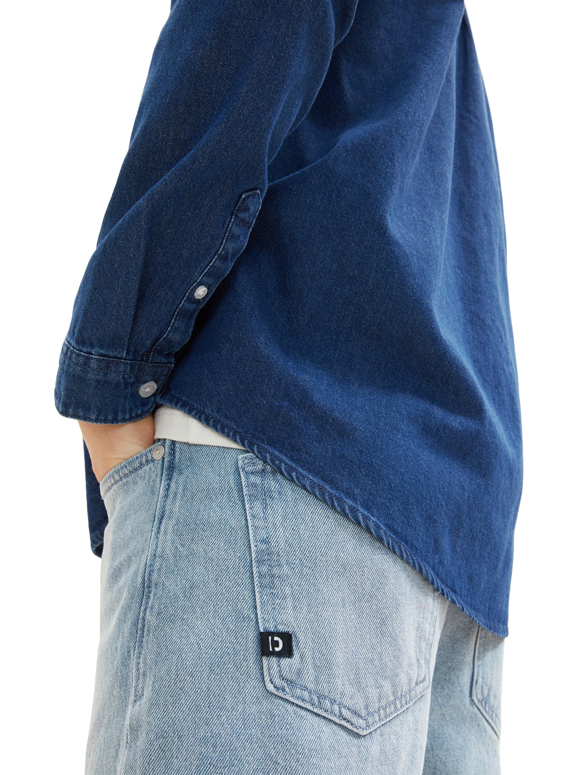 TOM TAILOR DENIM - Comfort Fit Camisa em azul