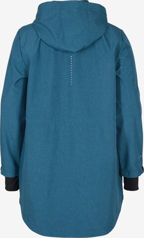 Zizzi Athletic Jacket 'MAURA' in Blue