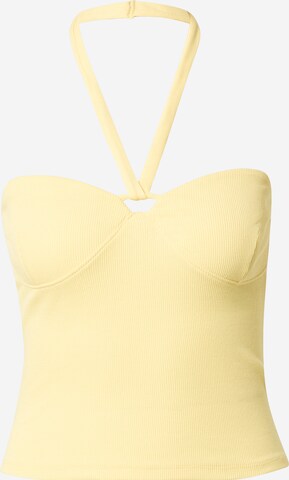 Gina Tricot - Top 'Alvina' em amarelo: frente