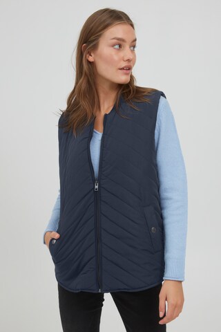 Oxmo Bodywarmer 'Macy' in Zwart: voorkant