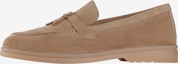 Chaussure basse CESARE GASPARI en beige : devant