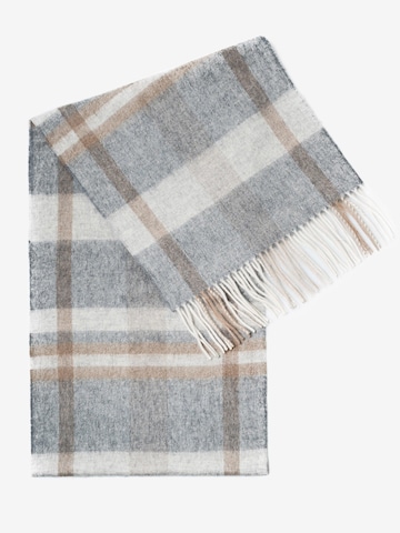 MayTree Schal 'Tartan' in Grau