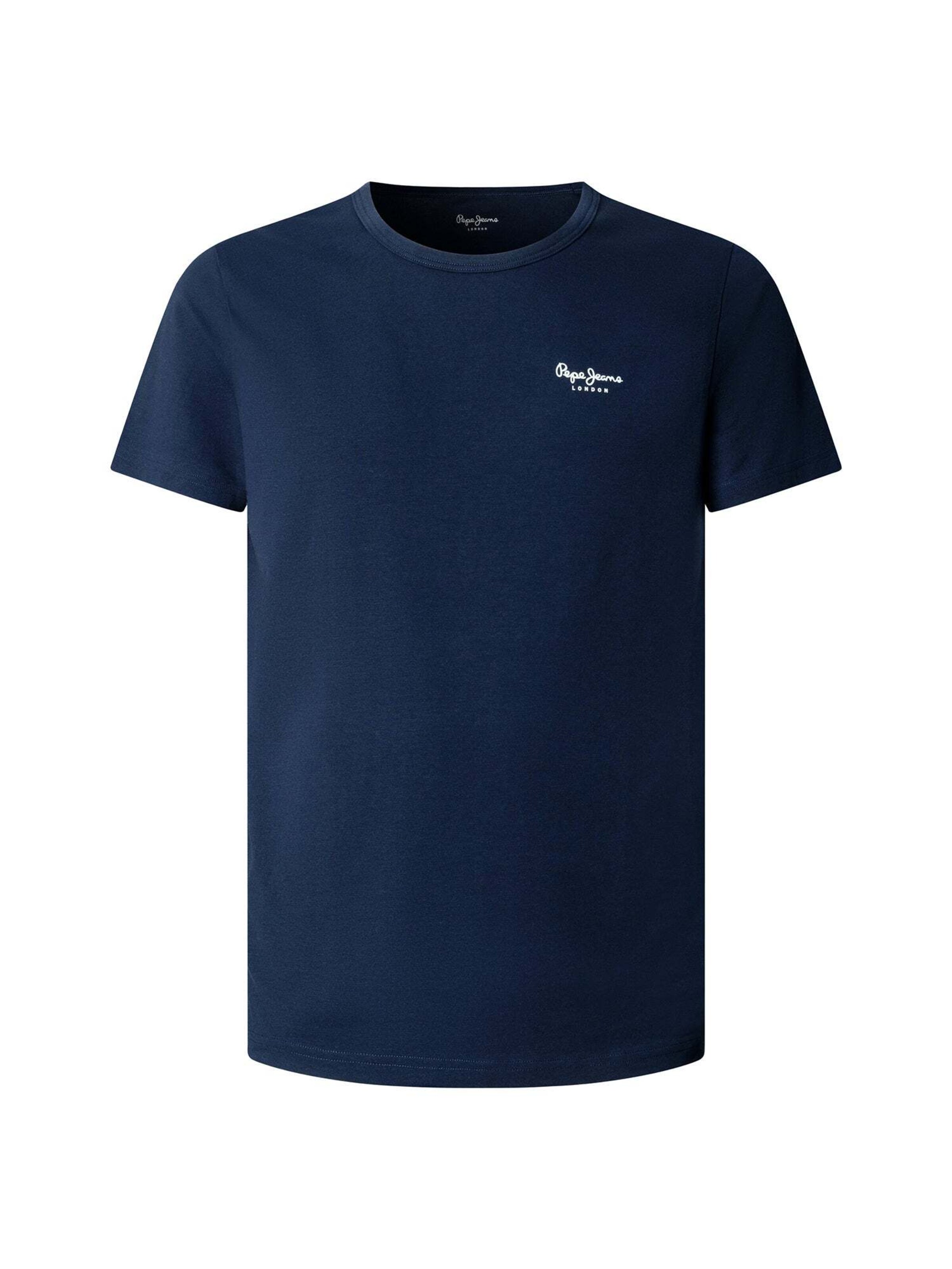 Pepe Jeans - Camiseta en azul: frente