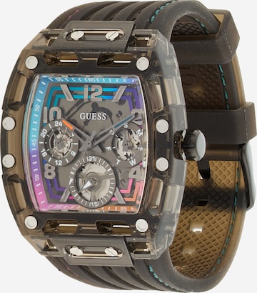 juoda GUESS Analoginis (įprasto dizaino) laikrodis 'Phoenix': priekis