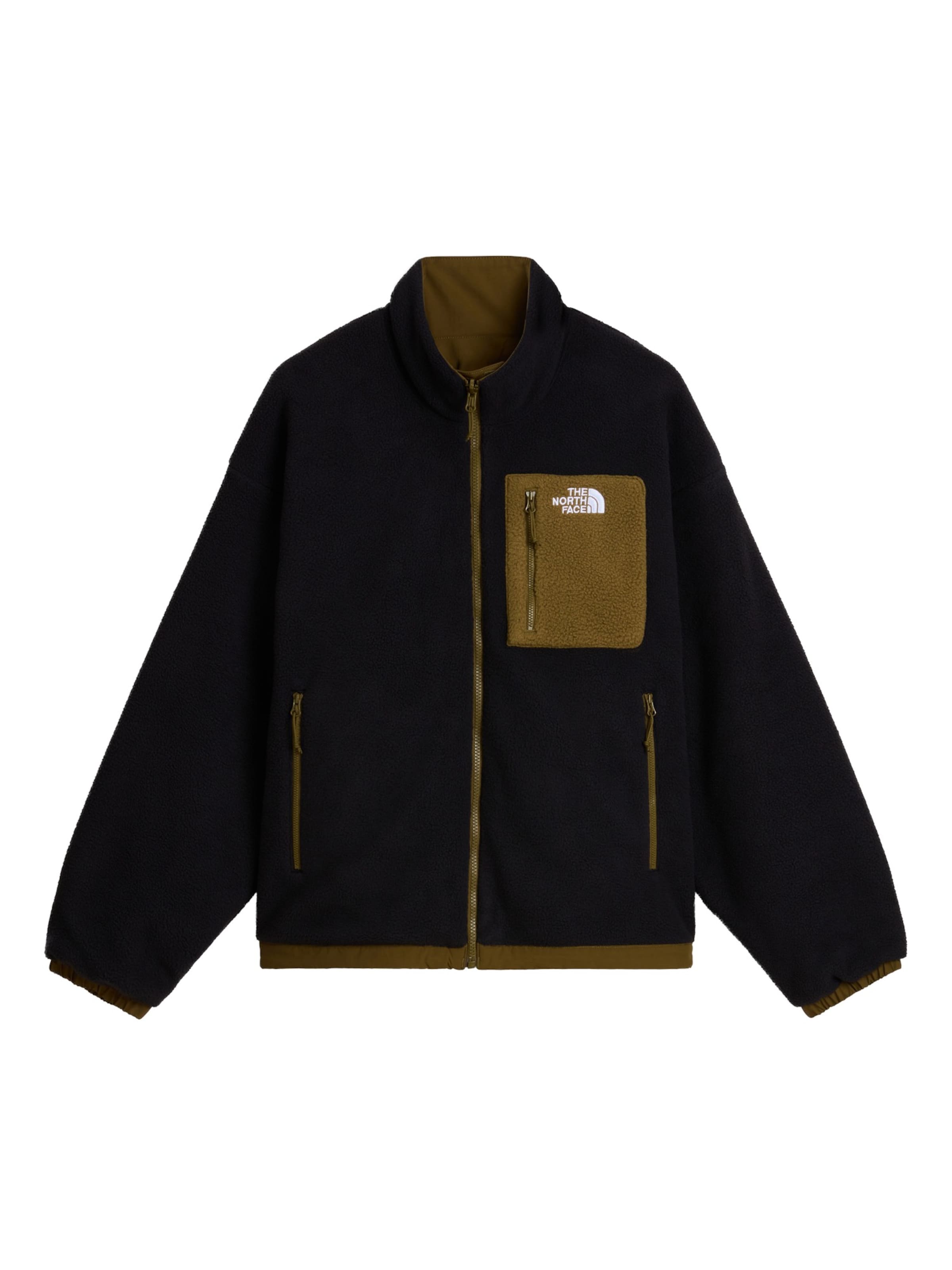 THE NORTH FACE Fleece jas 'Yumiori' in Zwart: voorkant