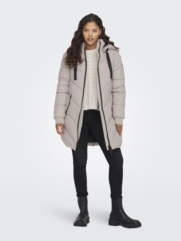 JDY Winter coat 'Skylar' in Grey