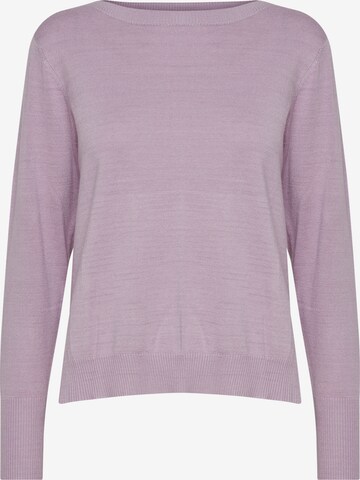 PULZ Jeans Sweater 'SARA' in Purple: front