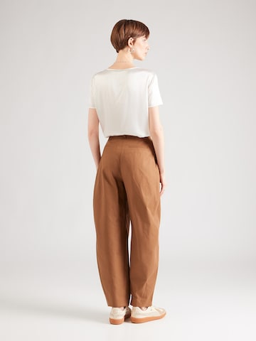 & Other Stories Bő szár Élére vasalt nadrágok - barna
