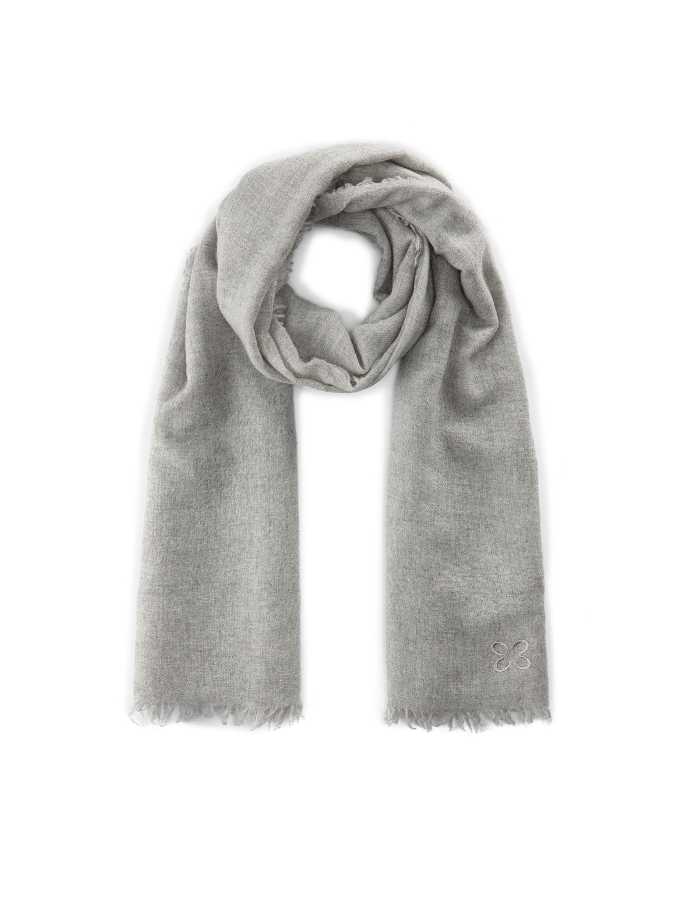 Écharpe CODELLO en gris : devant