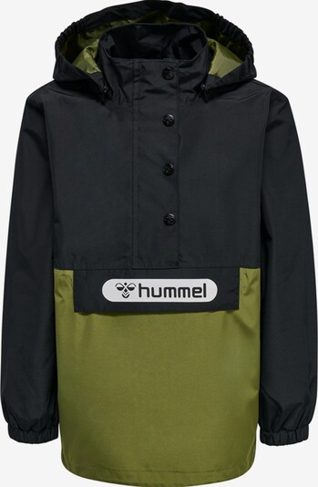 Hummel Functionele jas 'EAST' in de kleur Olijfgroen / Zwart / Wit, Productweergave