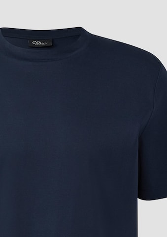 T-Shirt s.Oliver BLACK LABEL en bleu
