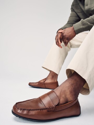 Next Slip-ons in Brown: front