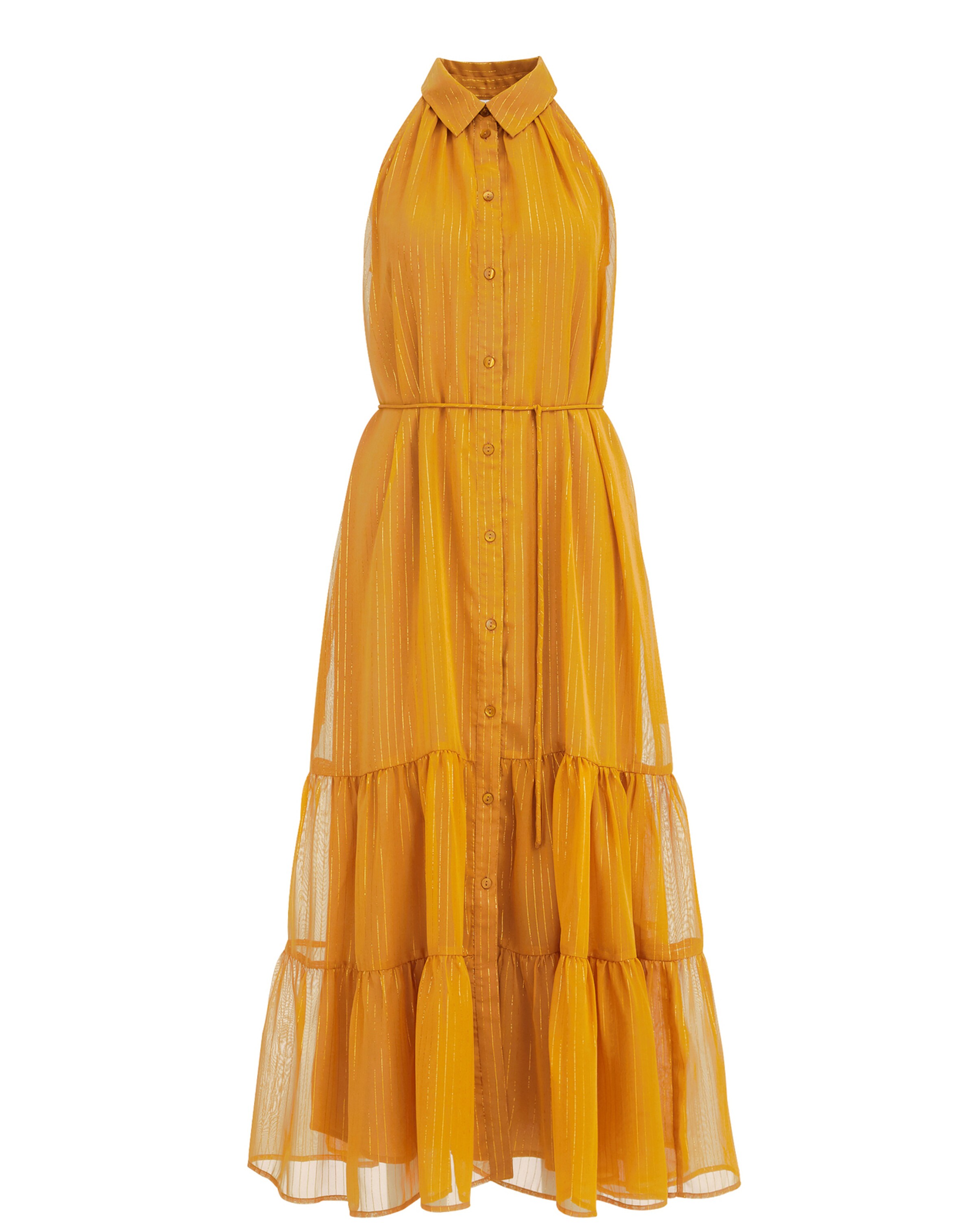 geltona WE Fashion Suknelė: priekis