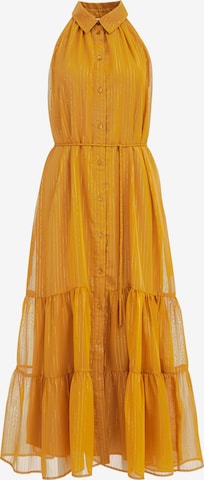 WE FashionHaljina - žuta boja: prednji dio