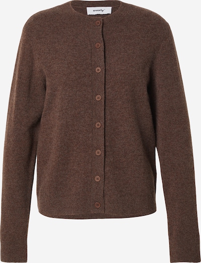 everly® Strickjacke in XS in braun, Produktansicht