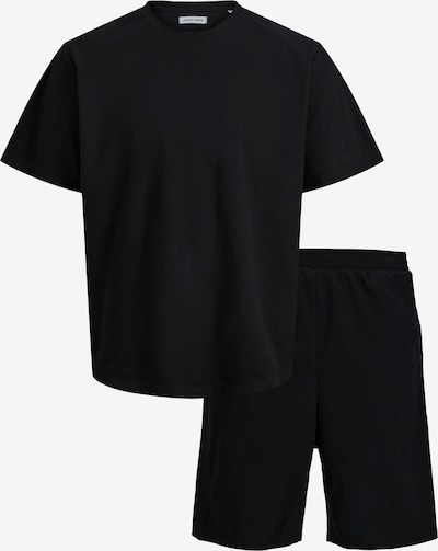 JACK & JONES Lyhyt pyjama 'JACSOLID' värissä musta, Tuotenäkymä
