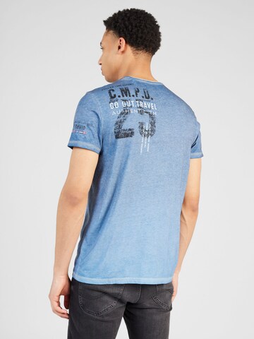 CAMP DAVID - Camiseta 'North Sea Trail' en azul