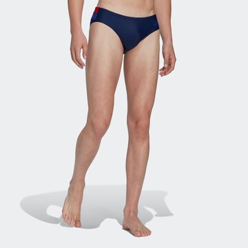 Maillot de bain de sport ADIDAS SPORTSWEAR en bleu : devant