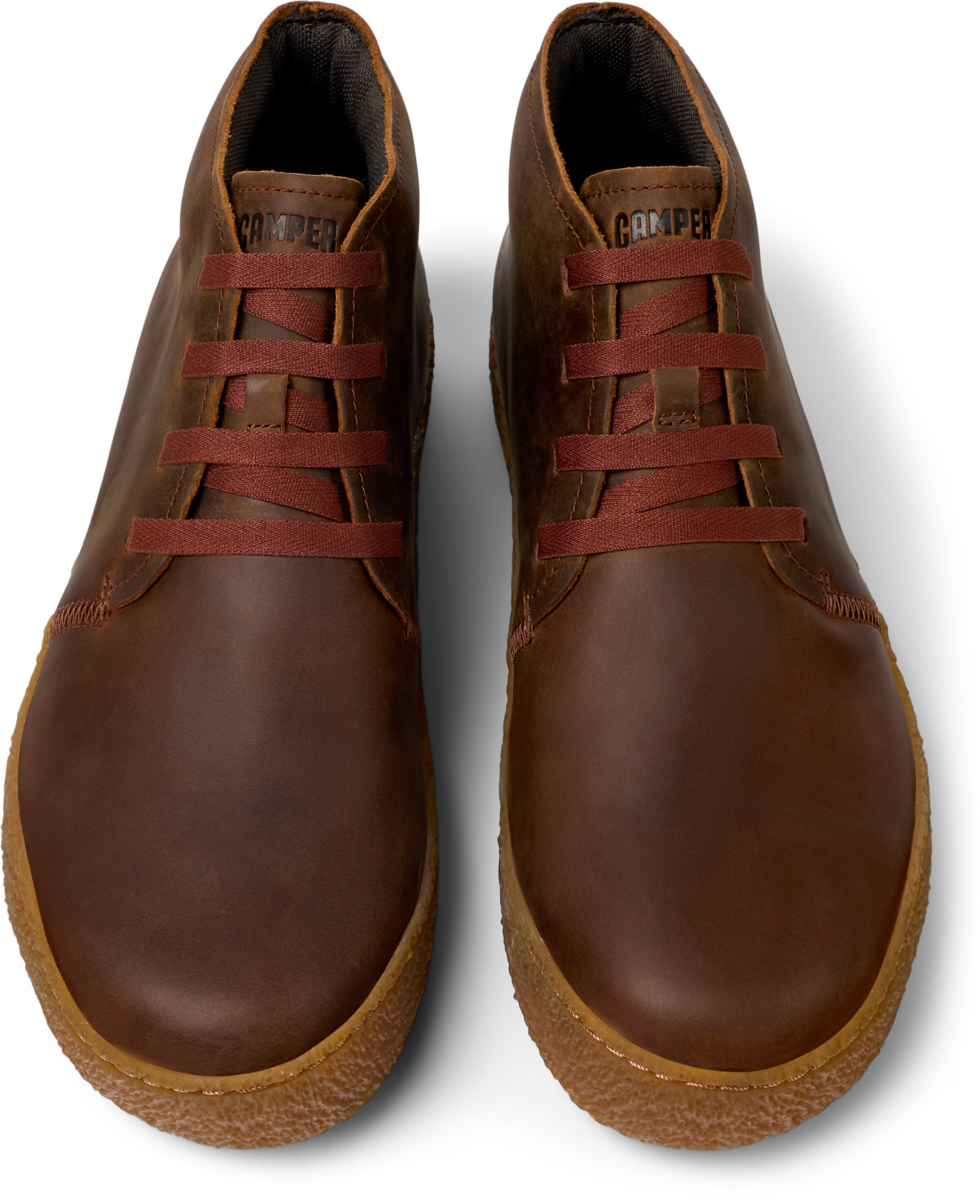CAMPER Schnürboots 'Peu Terreno' in Braun