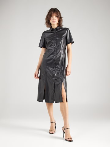 DKNY Платье-рубашка в Черный: спереди