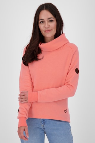 Alife and Kickin Sweatshirt 'Janelle' in Orange: predná strana