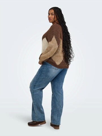 Pull-over 'CARNOEME' ONLY Carmakoma en marron