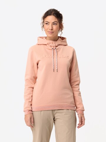 VAUDE Sports sweater 'Manukau HO III' in Orange: front