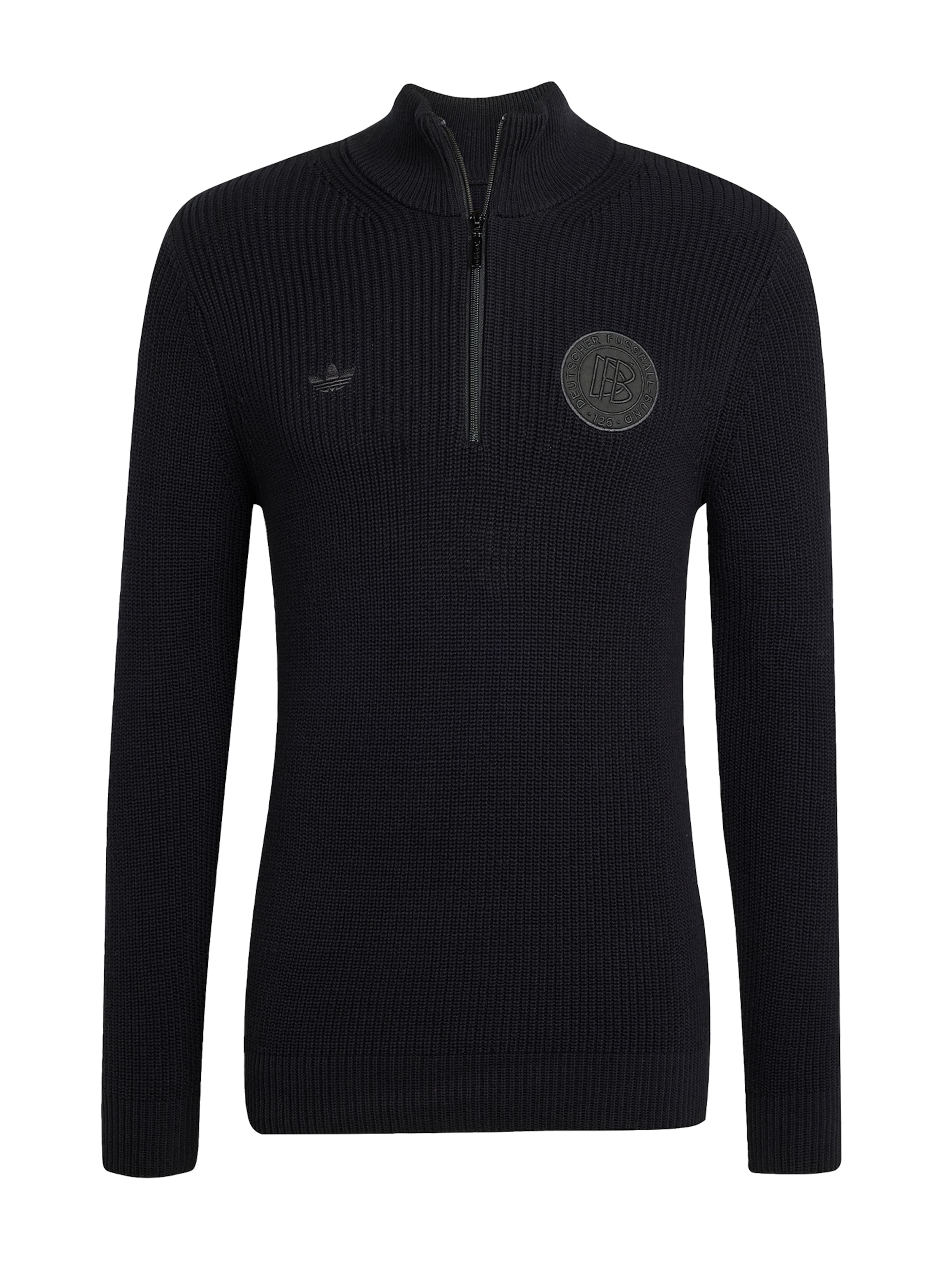 FC BAYERN MÜNCHEN Sportpullover 'DFB 125 Jahre' in Schwarz: Vorderseite