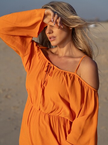 MYLAVIE by Sarah Harrison Kombinezon | oranžna barva