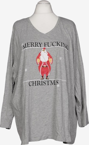 Ulla Popken Langarmshirt 9XL in Grau: Vorderseite