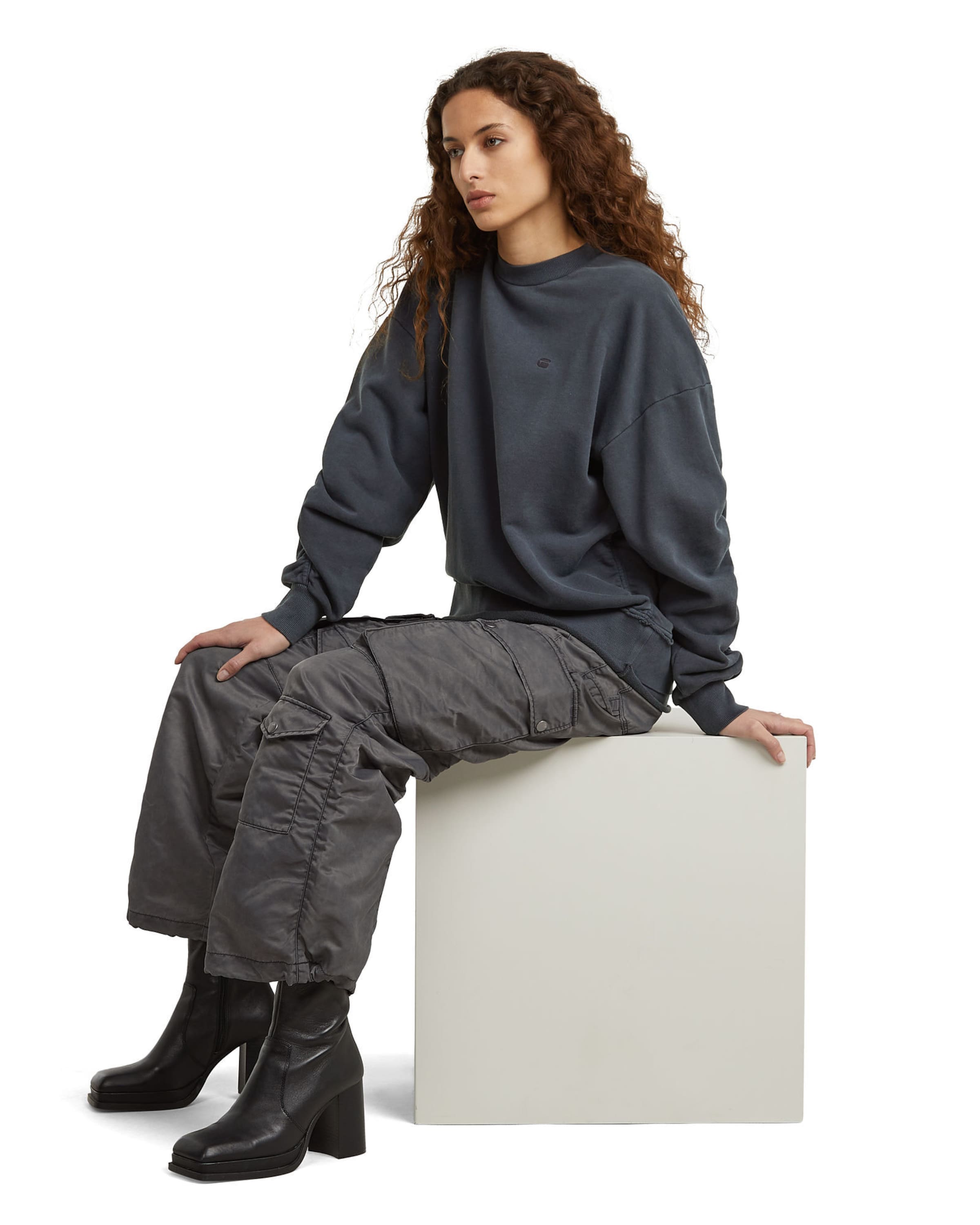 G-STAR Loosefit O 5 pockets-Cargo pant 'Mega Cargo' in Beige