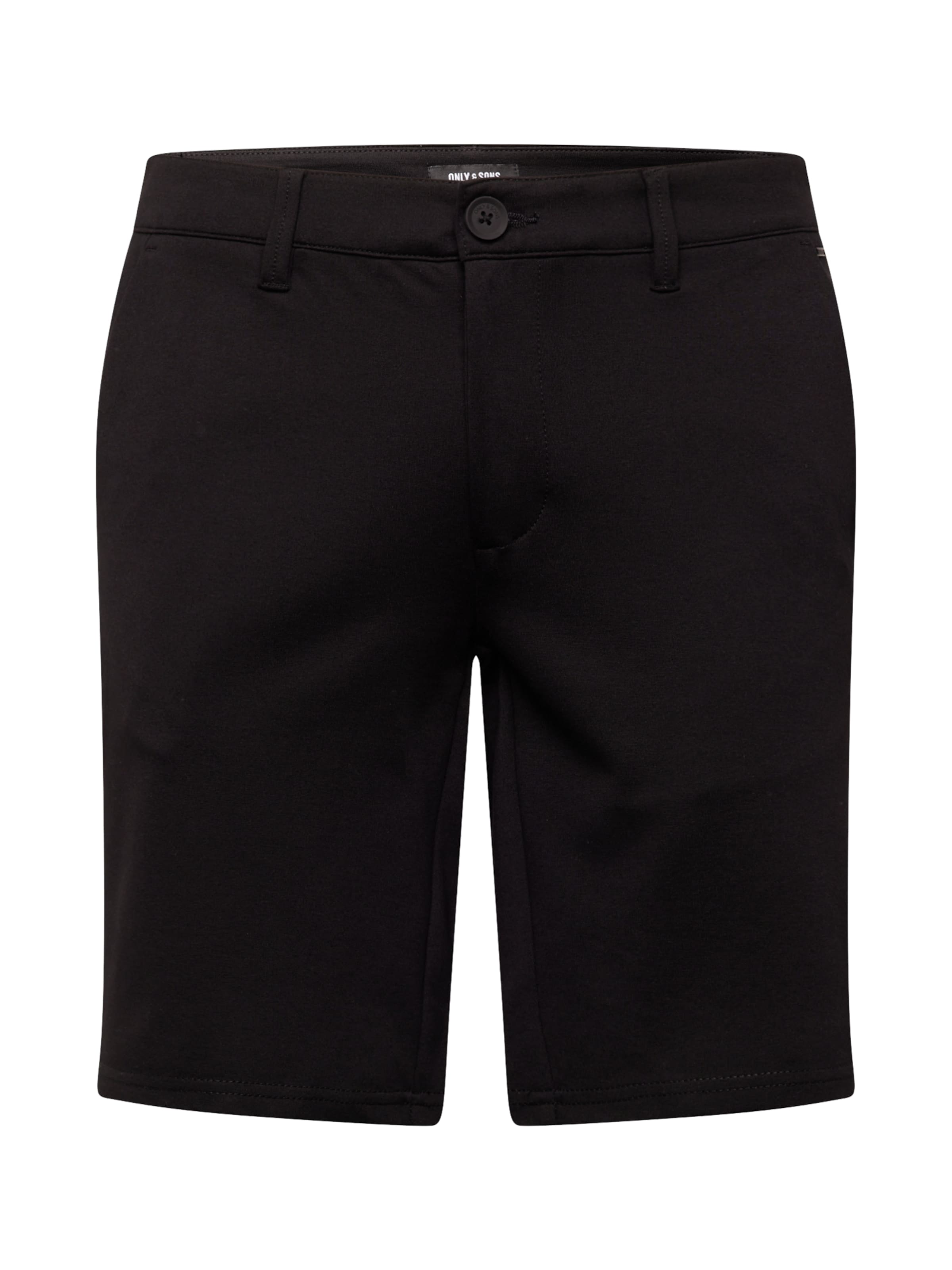 Only & Sons Regular Pants 'OnsThor' in Black: front