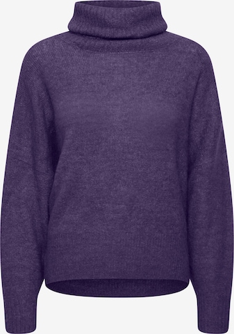 ICHI Sweater 'Kamara' in Purple: front