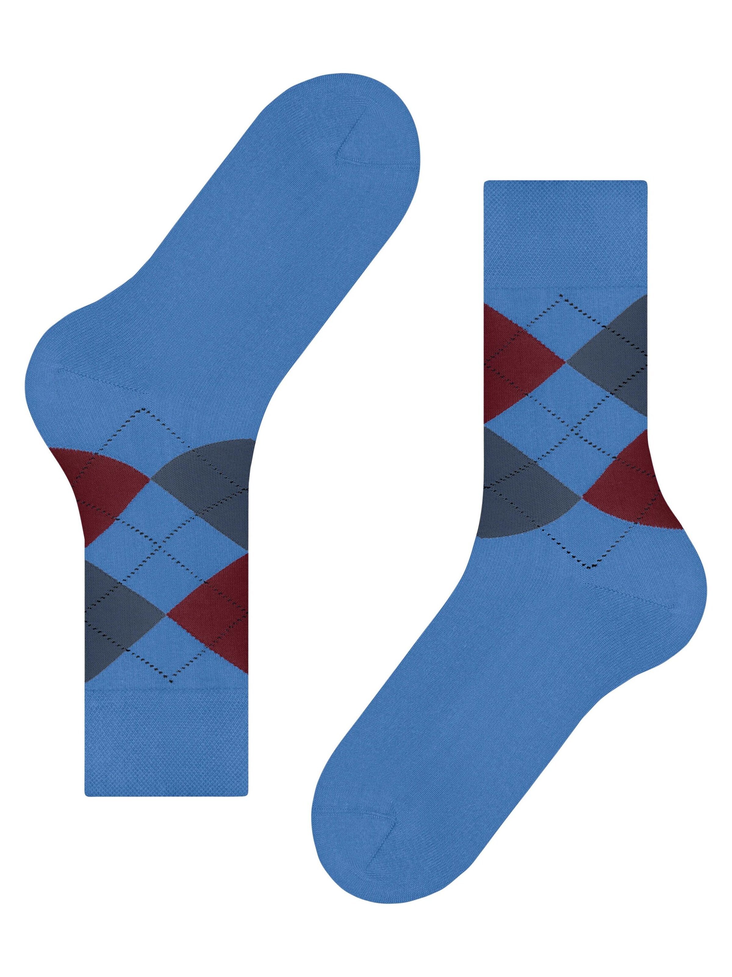 FALKE Socks 'Sensitive Argyle' in Blue