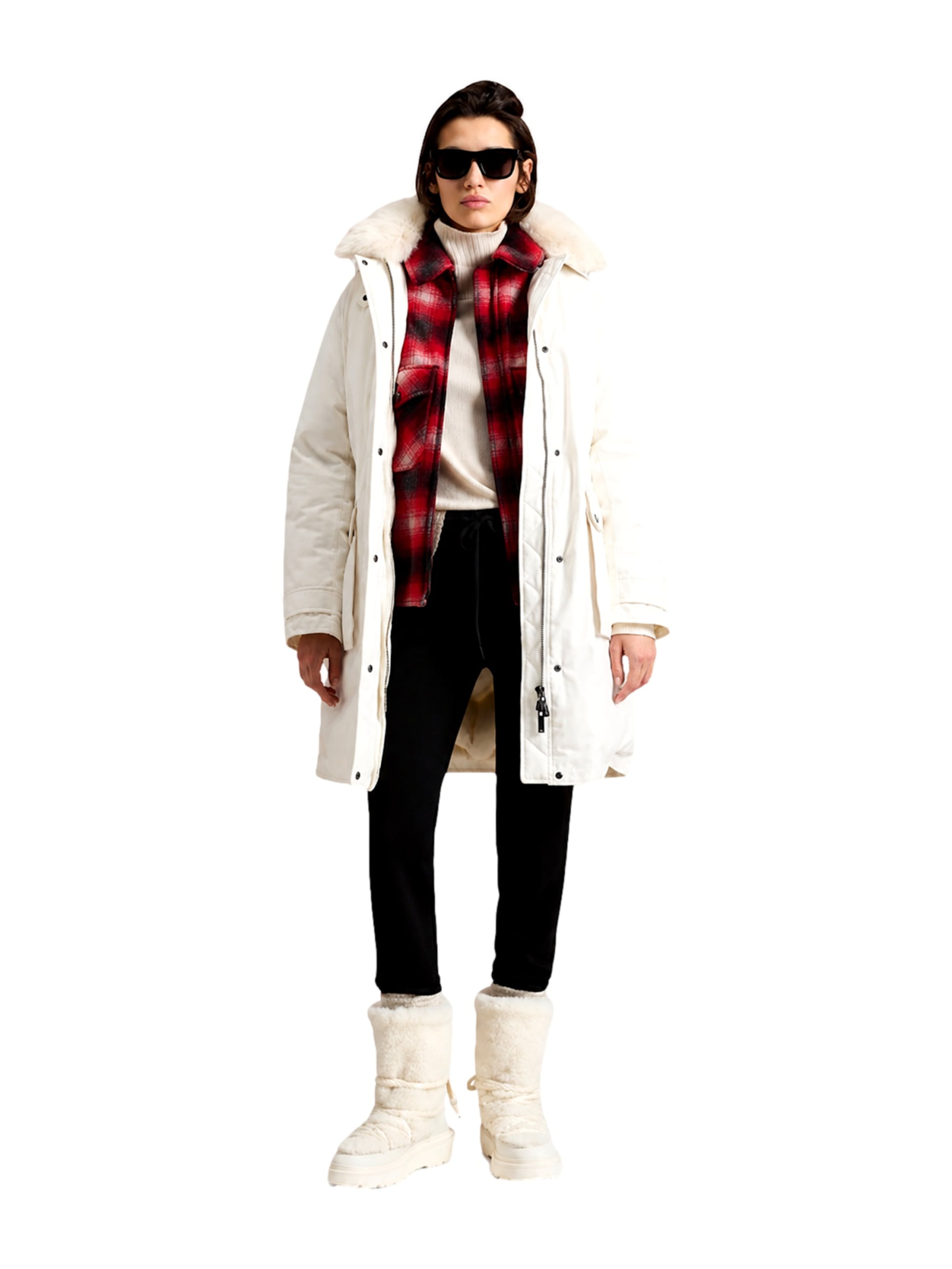 Woolrich Winterparka 'Arctic' in Weiß