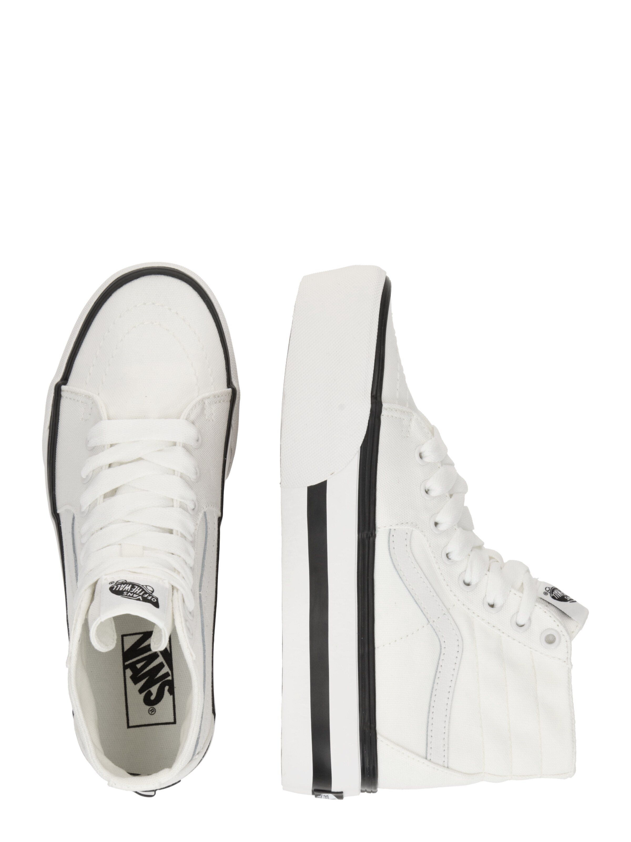 VANSVisoke tenisice 'SK8-Hi Tapered Stackform' - bijela boja: bočni dio