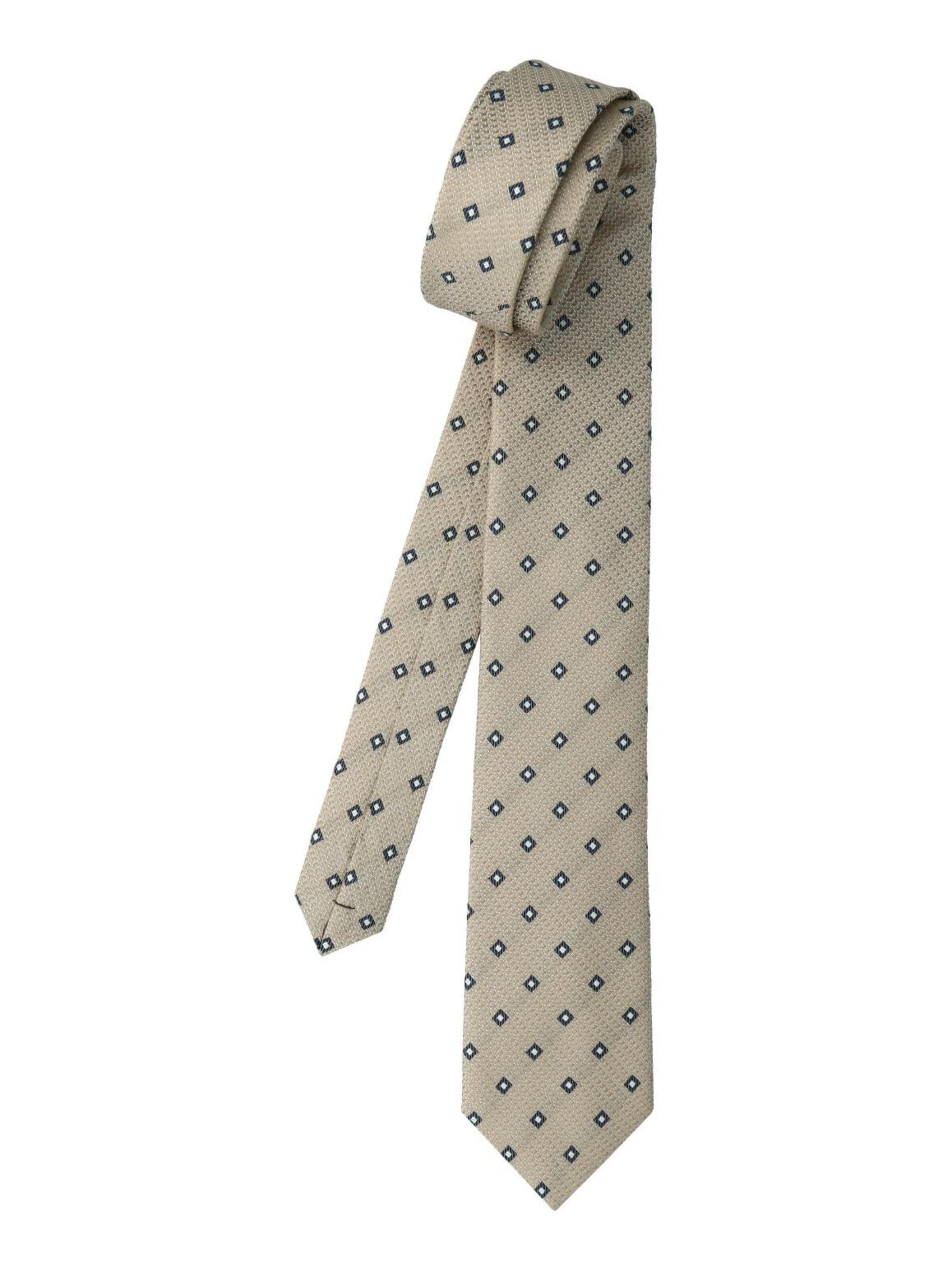 WILLEN Krawatte 'Minimal Struktur'‌‌‌‌‌‌ in Beige