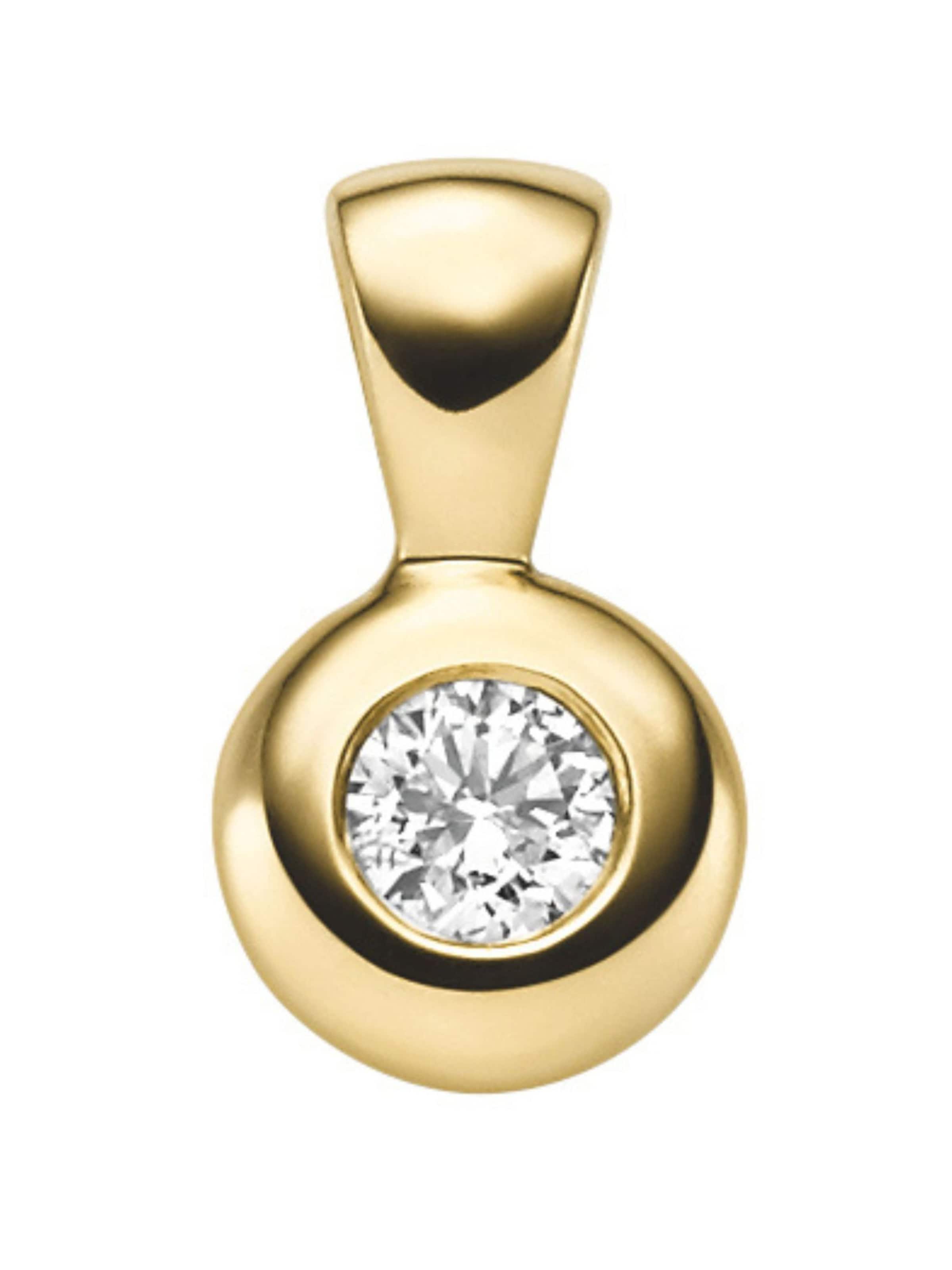 Adelia´s Pendant in Gold: front