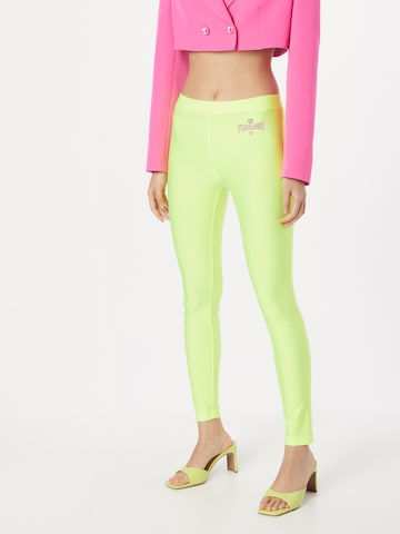 Chiara Ferragni Skinny Leggings 'LYCRA SUMATRA' in Groen: voorkant