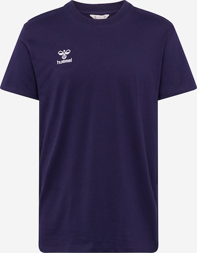 Hummel Funksjonsskjorte 'GO 2.0' i marineblå / hvit, Produktvisning