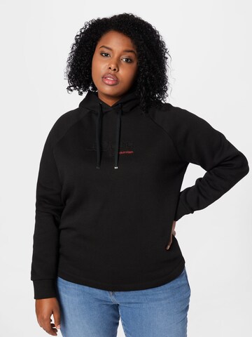 Calvin Klein Curve Sweatshirt in Schwarz: predná strana