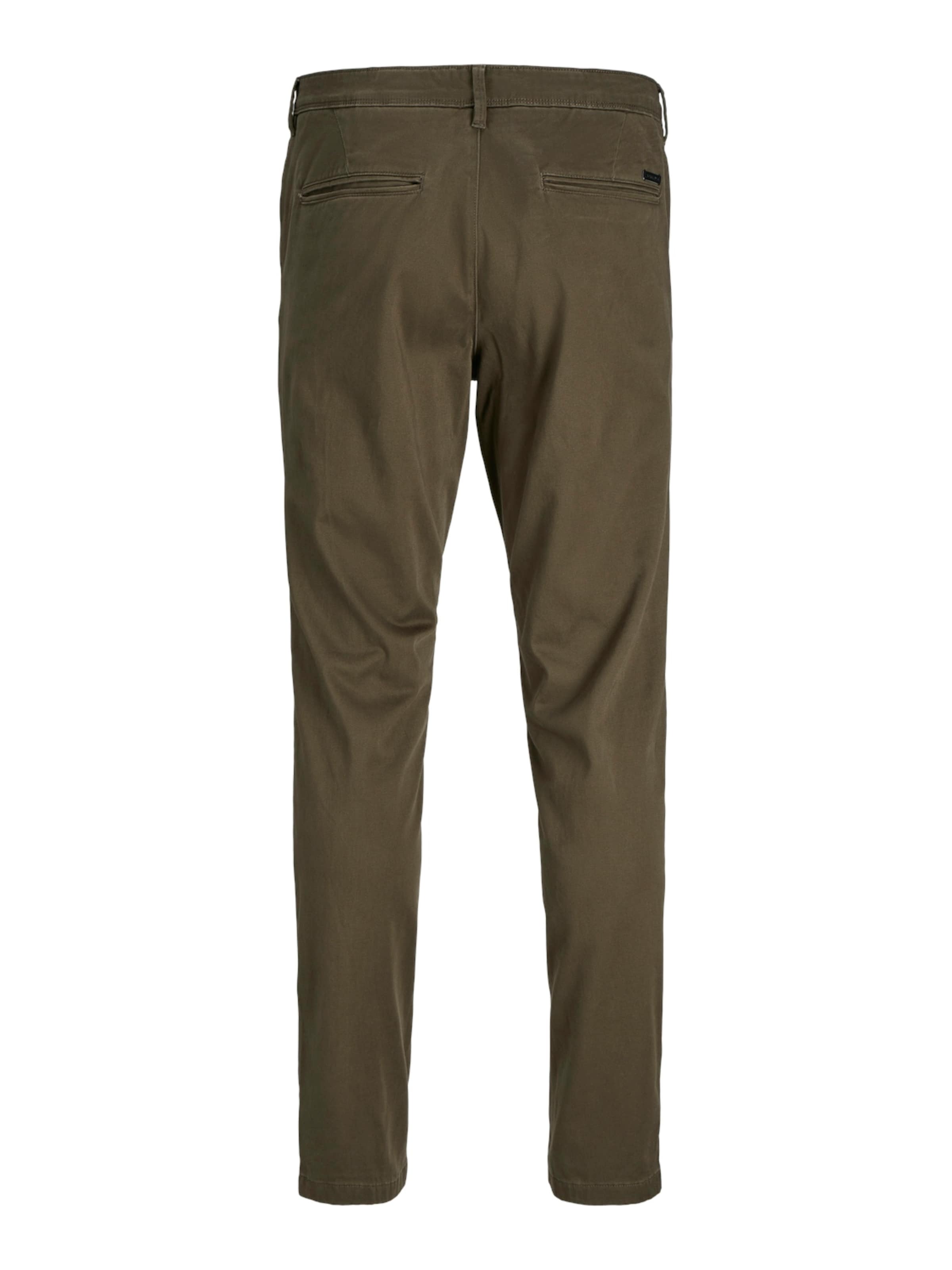 JACK & JONESSlimfit Chino hlače 'JJIMarco Bowie' - smeđa boja