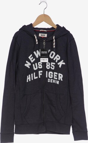 Tommy Jeans Sweatshirt & Zip-Up Hoodie in S in Blue: front