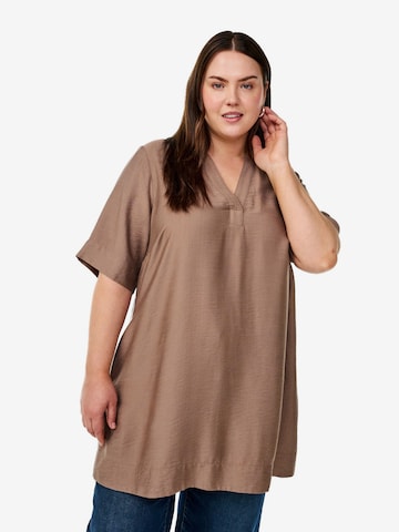 ZizziTunika 'POLLY' - smeđa boja: prednji dio