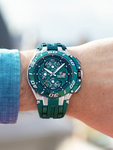Montre à affichage analogique 'Chronograph Chrono Bike' FESTINA en vert