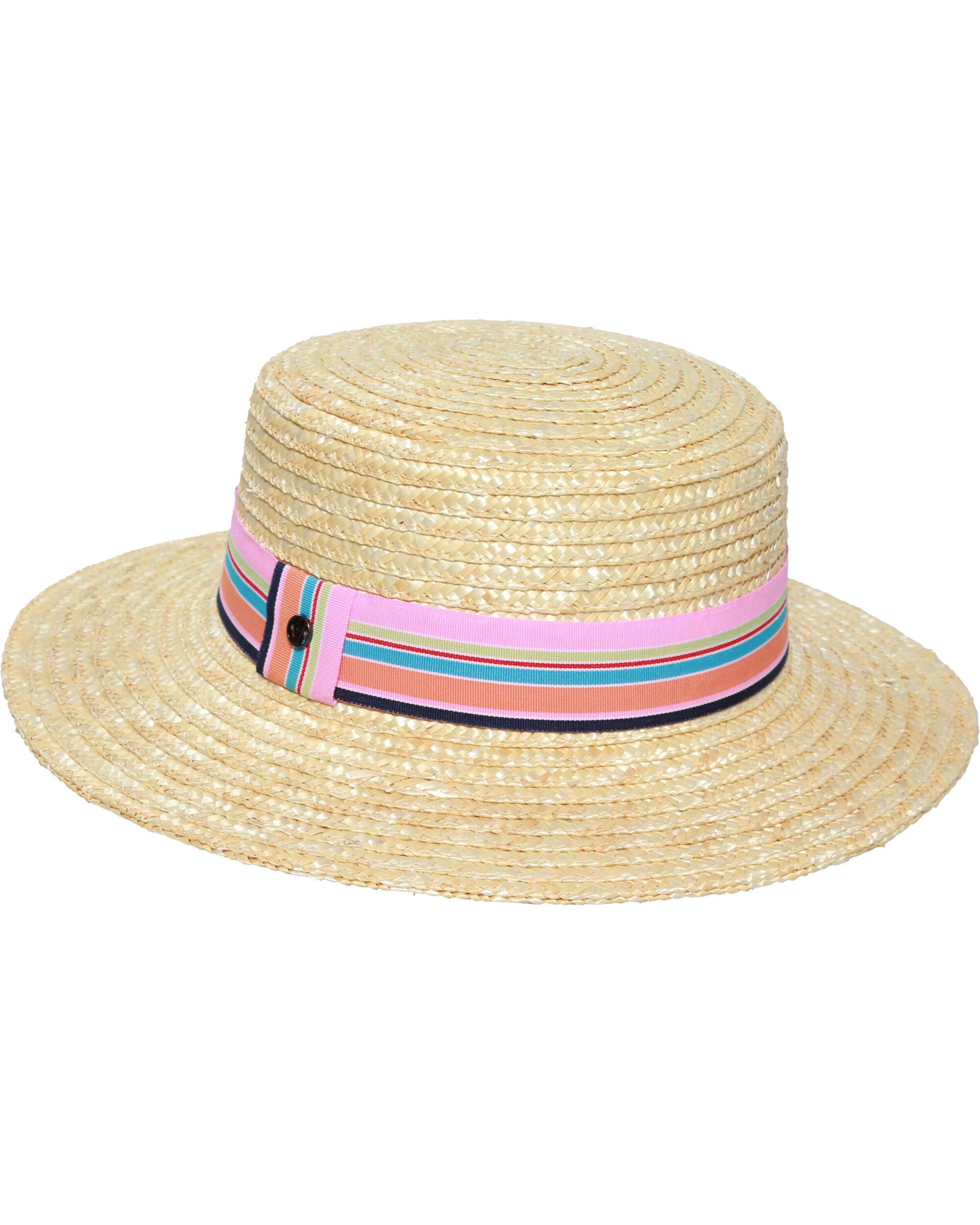 LOEVENICH Hat in Light beige / Dark orange / Rose / Black, Item view