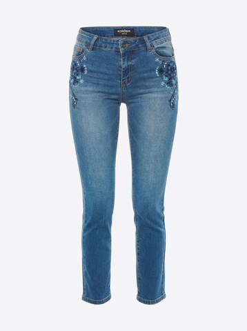 Coupe slim Jean KOROSHI en bleu